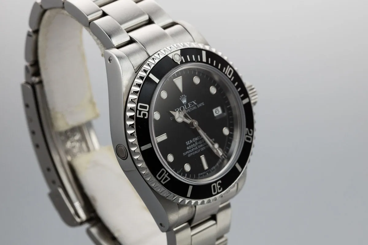 1993 Rolex Sea-Dweller 16600 with Box and Papers