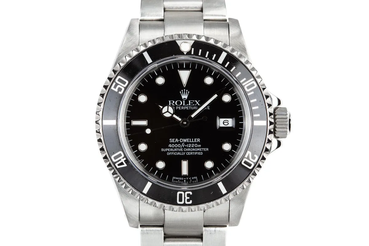 1993 Rolex Sea-Dweller 16600 with Box and Papers