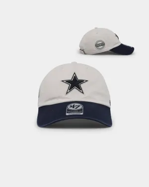 47 Brand Dallas Cowboys Sidestep Clean Up Strapback Bone/Navy