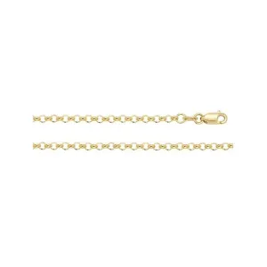 9ct Yellow Gold Belcher Chain CH240