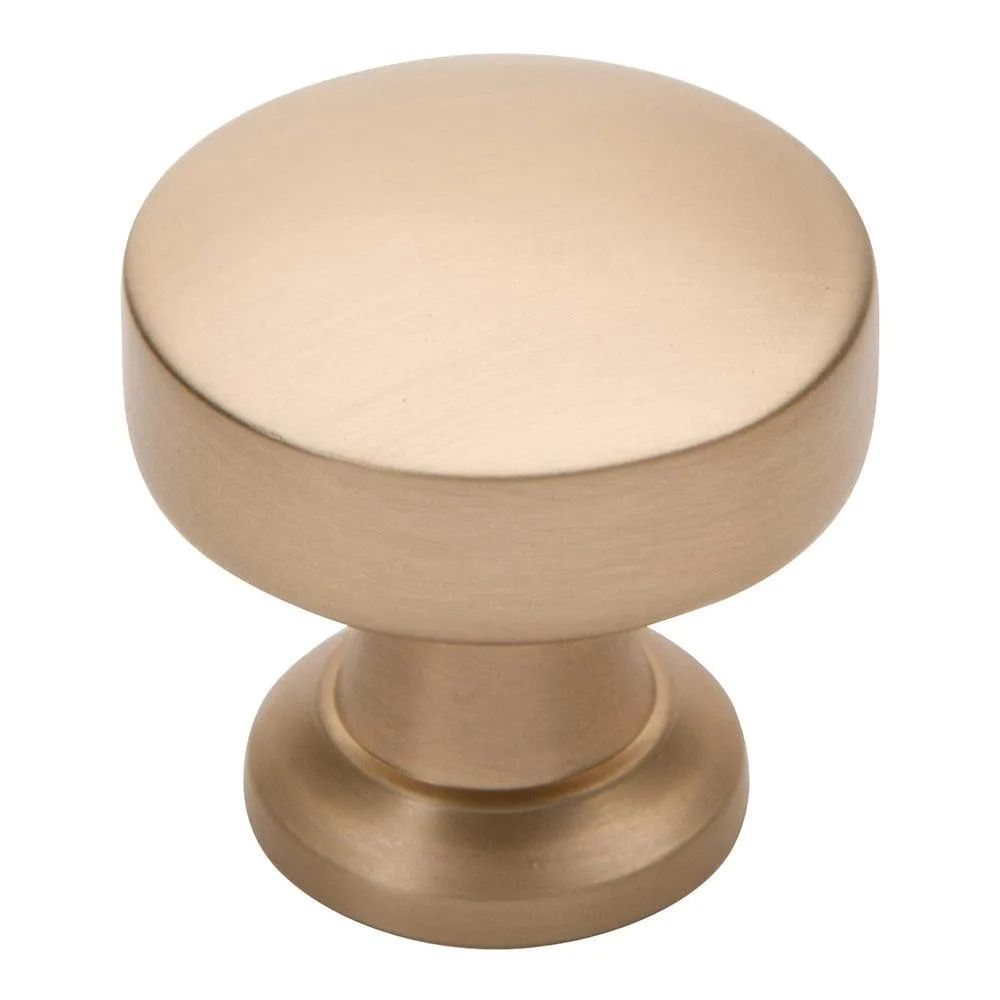 Atlas Homewares Browning Round Knob 325-CM Champagne