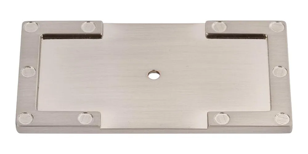 Atlas Homewares Campaign L-Bracket Backplate 378-BRN Brushed Nickel