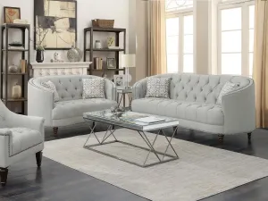 Avonlea - Upholstered Sloped Arm Sofa Set Fabric