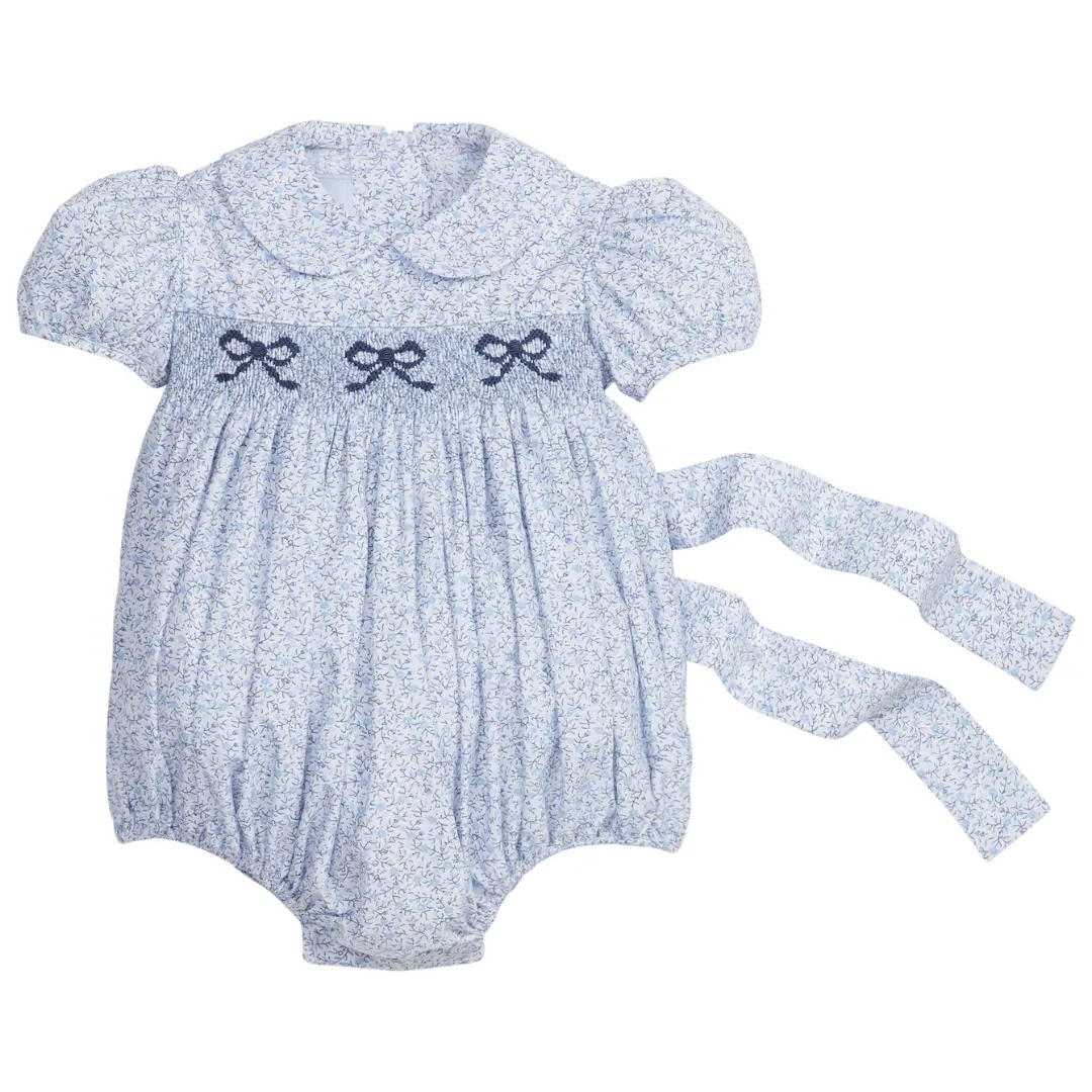 Blue Vinings Smocked Bubble