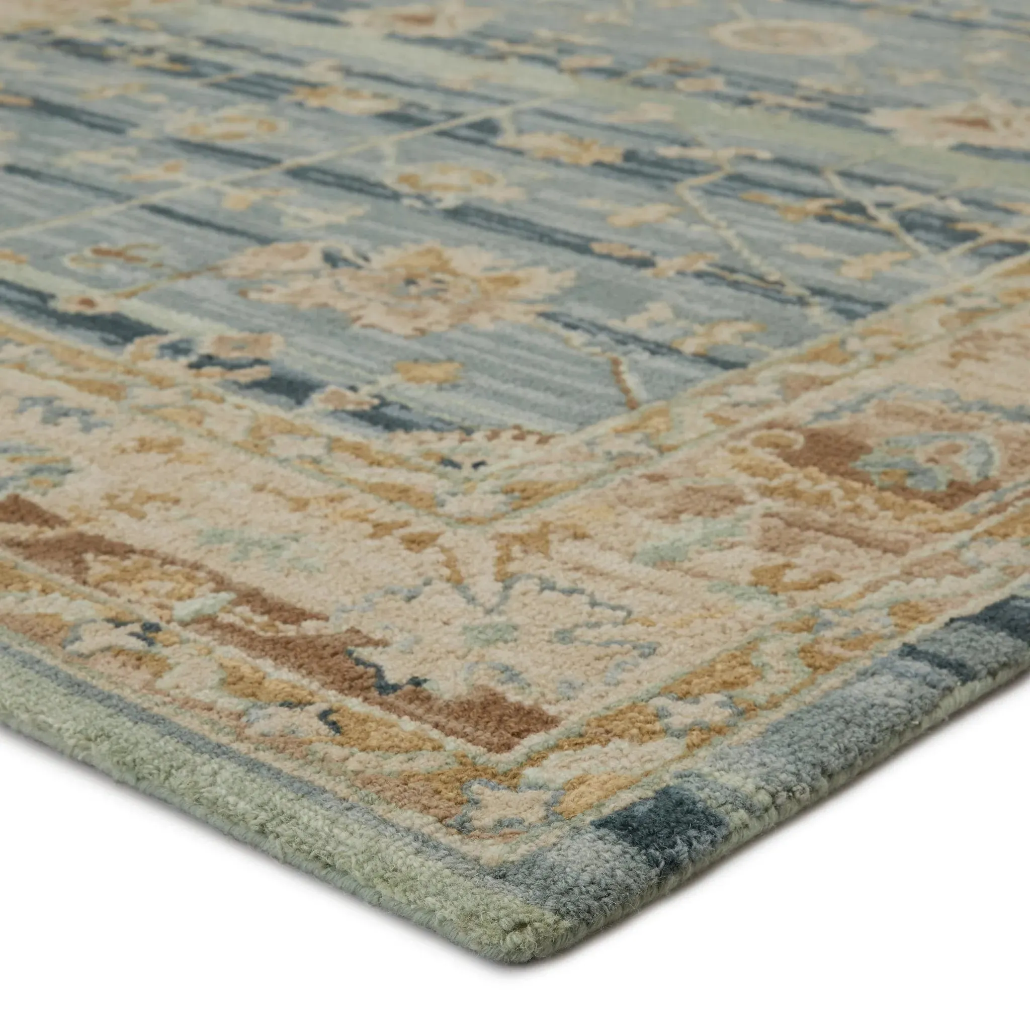 Cardamom COM08 Blue/Beige Rug