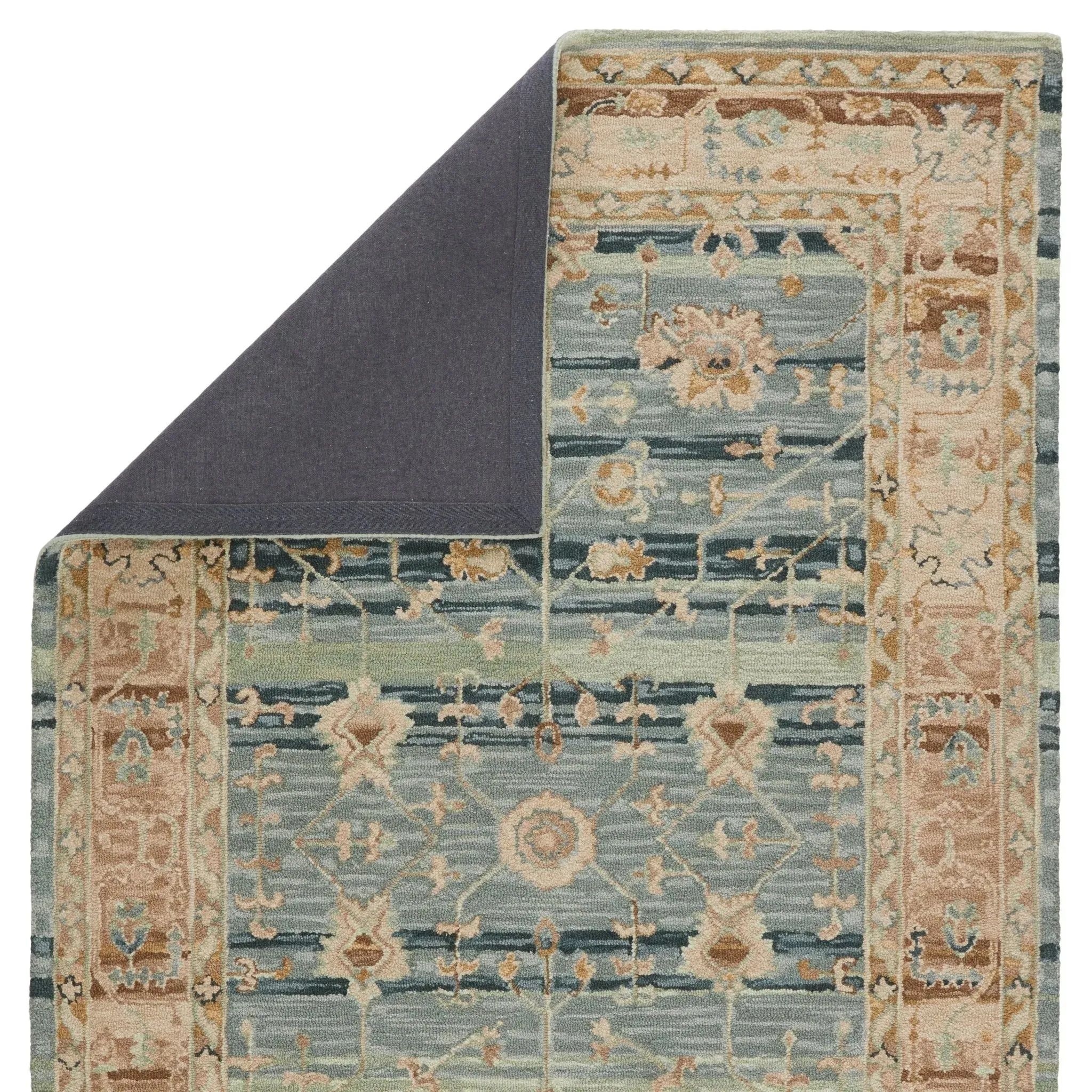 Cardamom COM08 Blue/Beige Rug