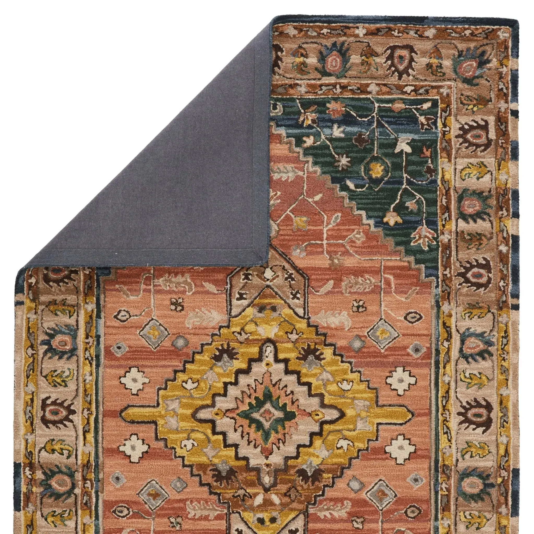 Cardamom COM13 Pink/Yellow Rug