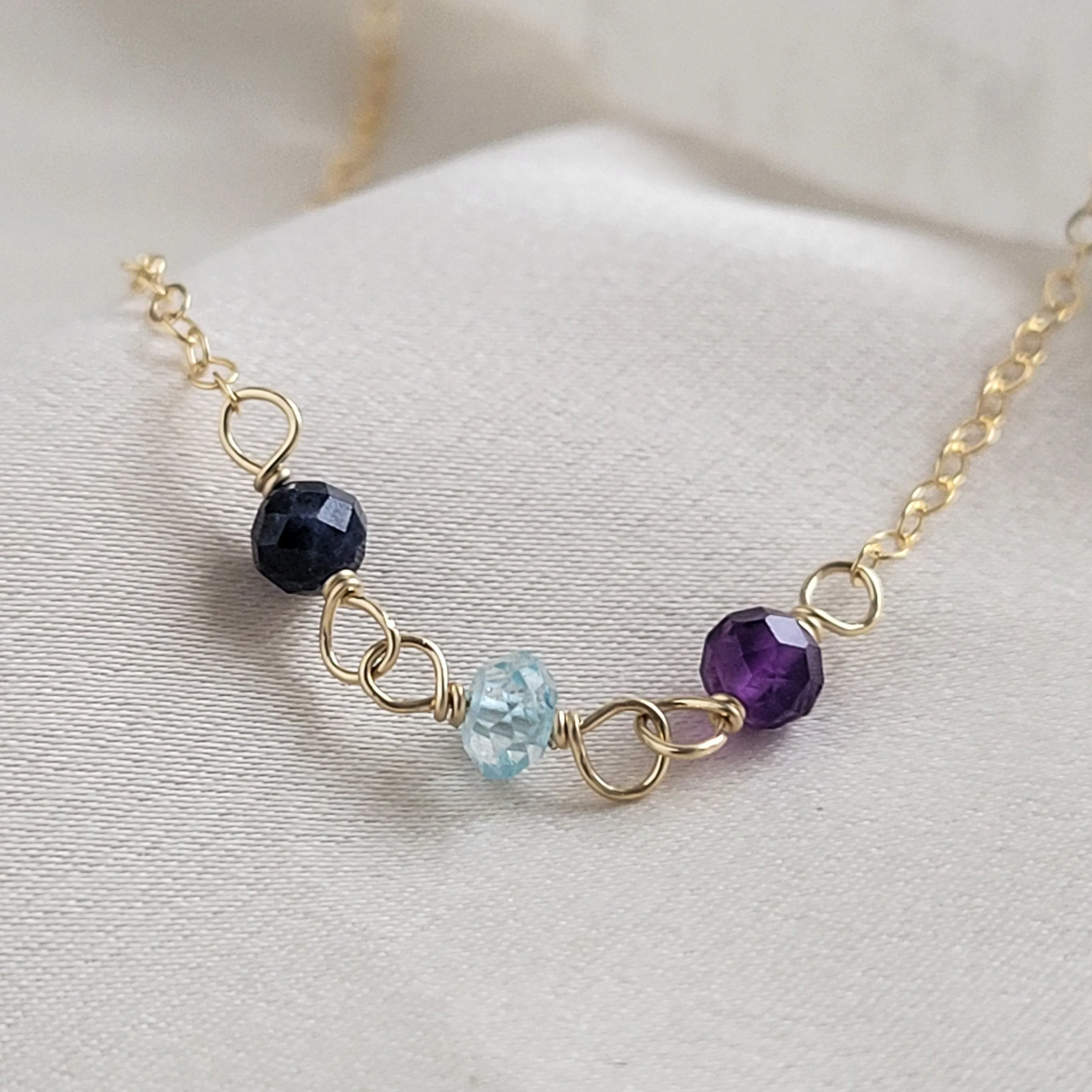 Dainty Birthstone Necklace