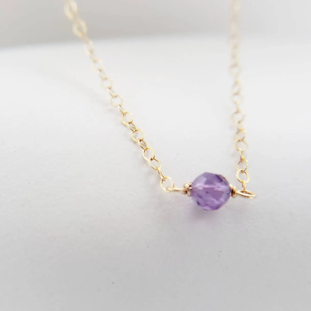 Dainty Birthstone Necklace