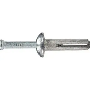 DeWalt 1/4" x 1-1/2" Zamac Nailin Mushroom Head Hammer Drive Nail Anchor - 1000 Qty