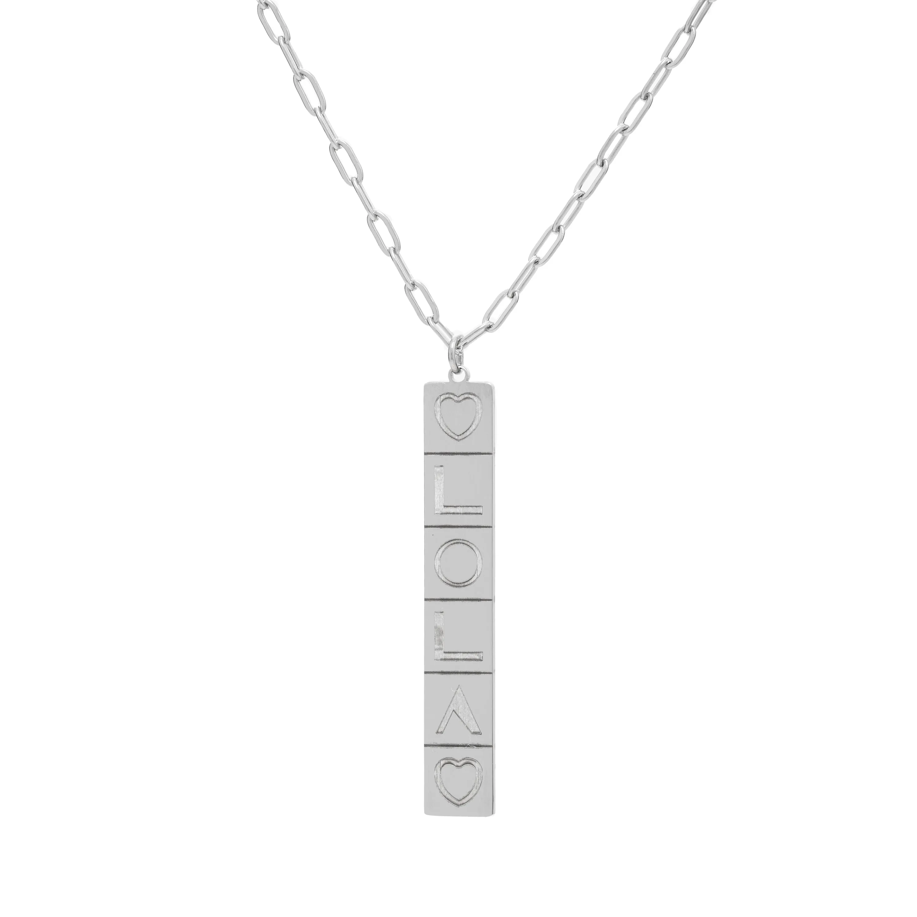 Domino Name Pendant