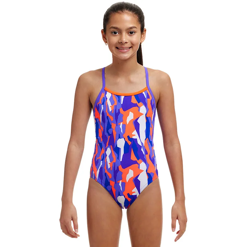 Funkita - Torvill - Girls Eco Twisted One Piece