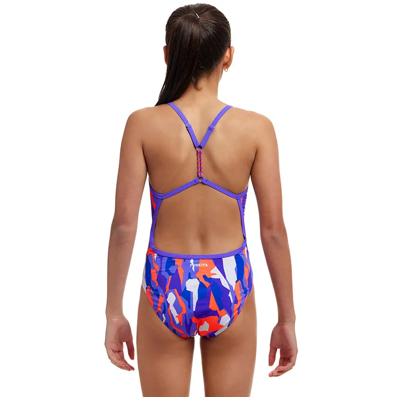 Funkita - Torvill - Girls Eco Twisted One Piece