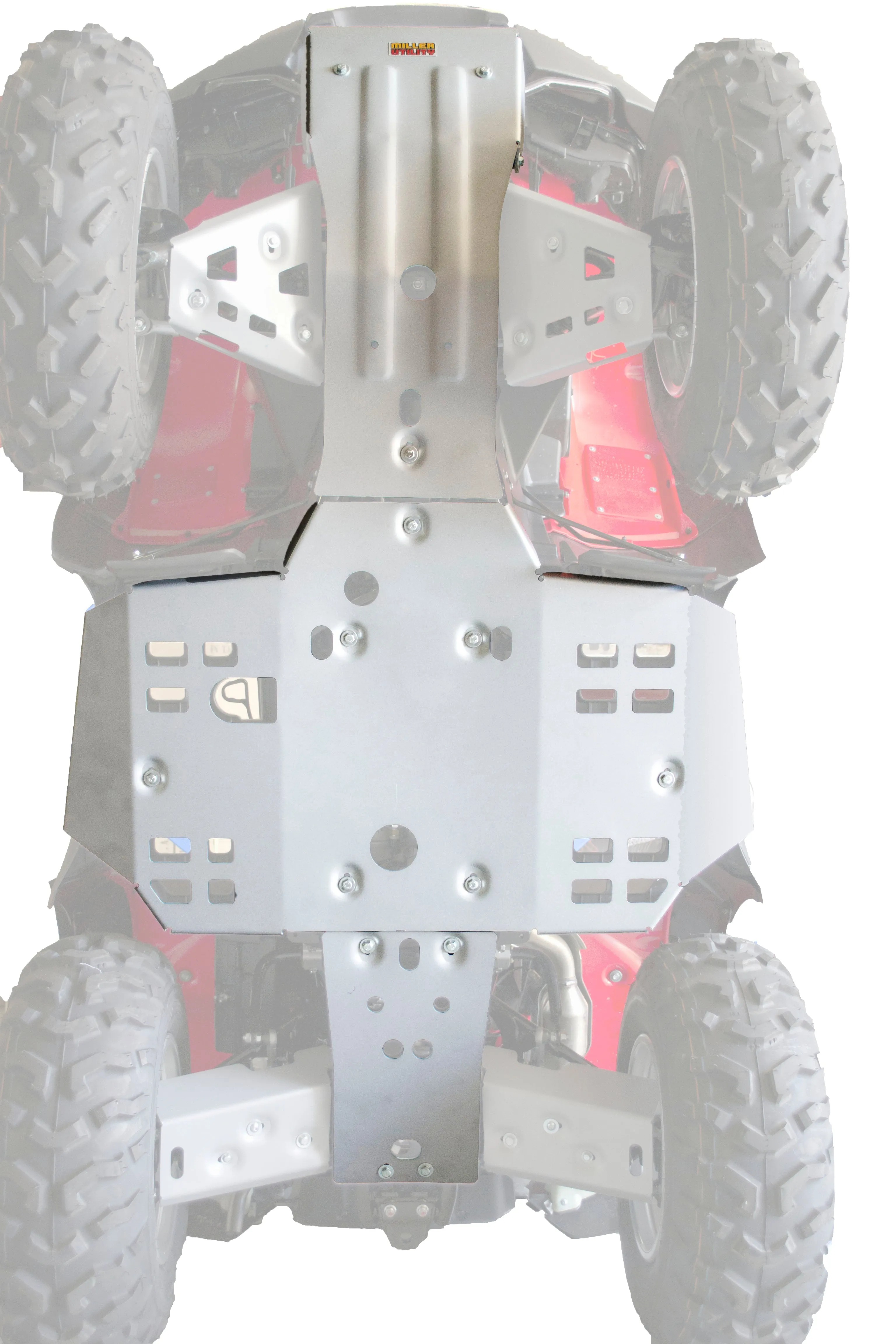 Honda TRX680 Rincon 4x4 IRS Auto Alloy Central Skid Plate