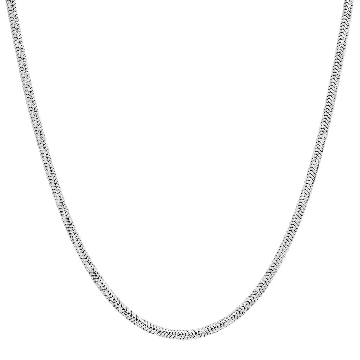 Italian Sterling Silver Snake Chain Necklace