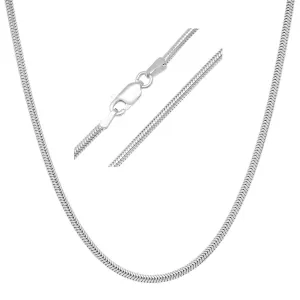 Italian Sterling Silver Snake Chain Necklace