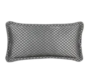 Lancaster 30x60cm Filled Cushion Silver