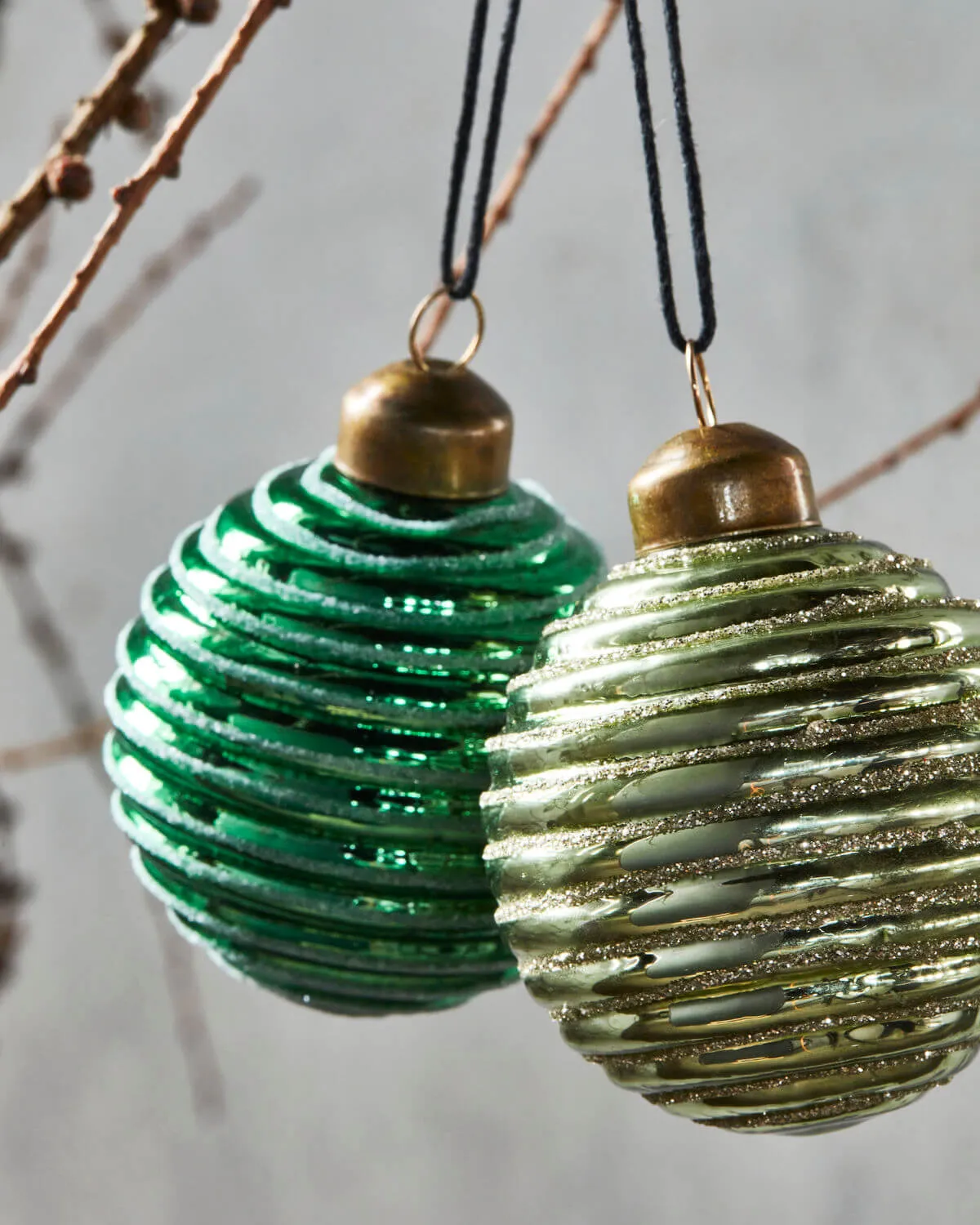 Lolli Ornament Set of 6 | Green | Glass | by House Doctor