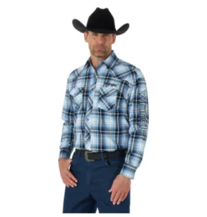 MP1347B - Wrangler Men's Classic Pearl Snap Shirt