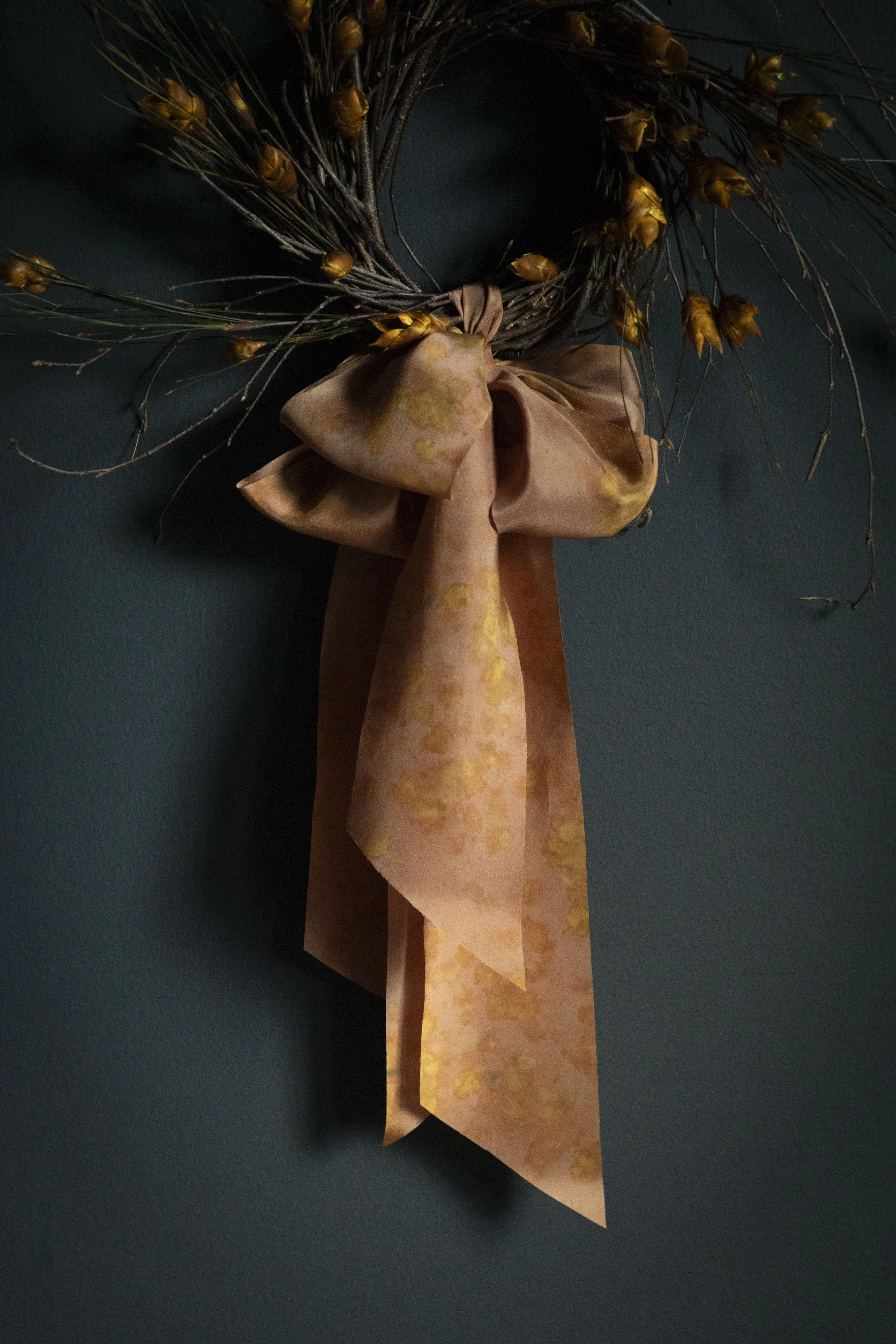 Original Eco-Print No. 113 Silk Ribbon