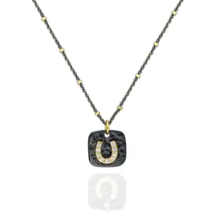 Petite Lucky Horseshoe Charm Necklace