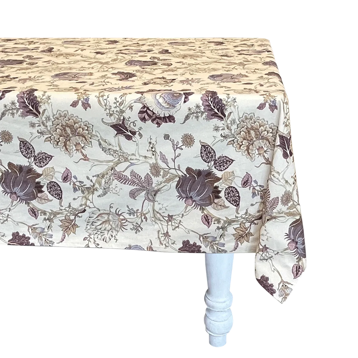 Plum Chintz Tablecloth