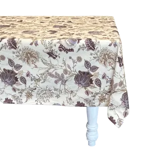 Plum Chintz Tablecloth