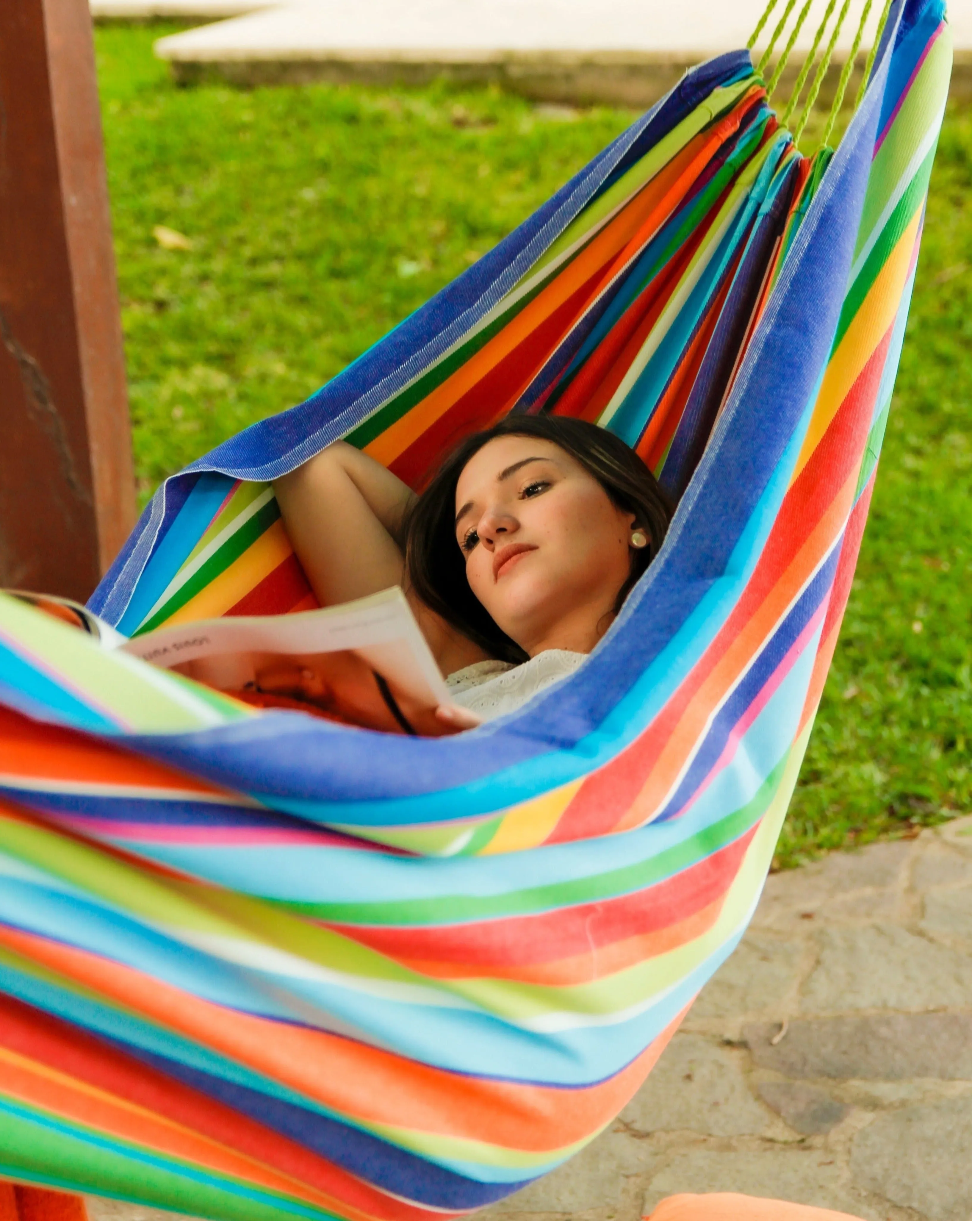 Rainbow Cotton Canvas Hammock | RAINBOW