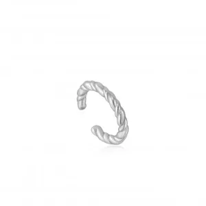 Silver Rope Ear Cuff E036-06H