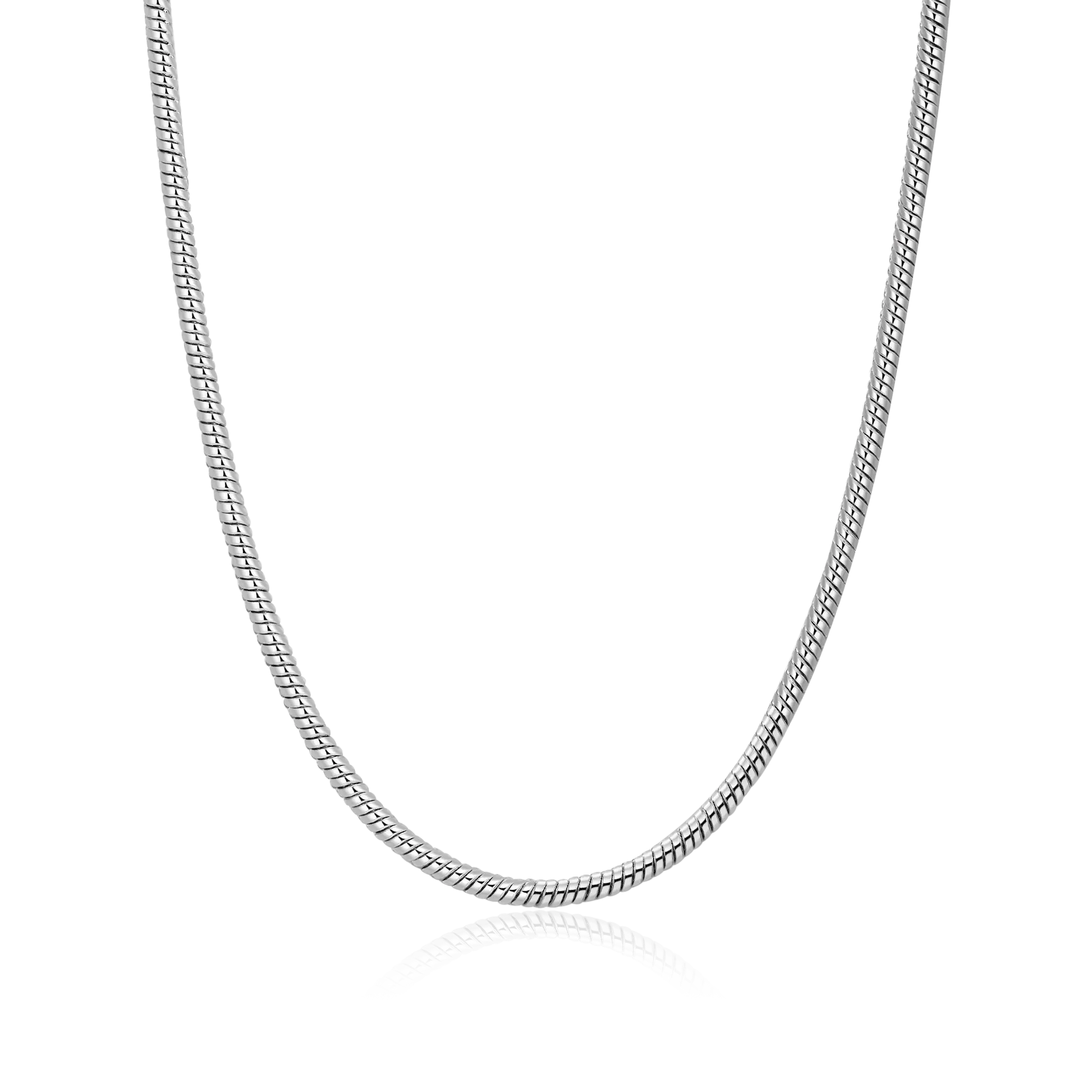 Snake Chain - White Gold