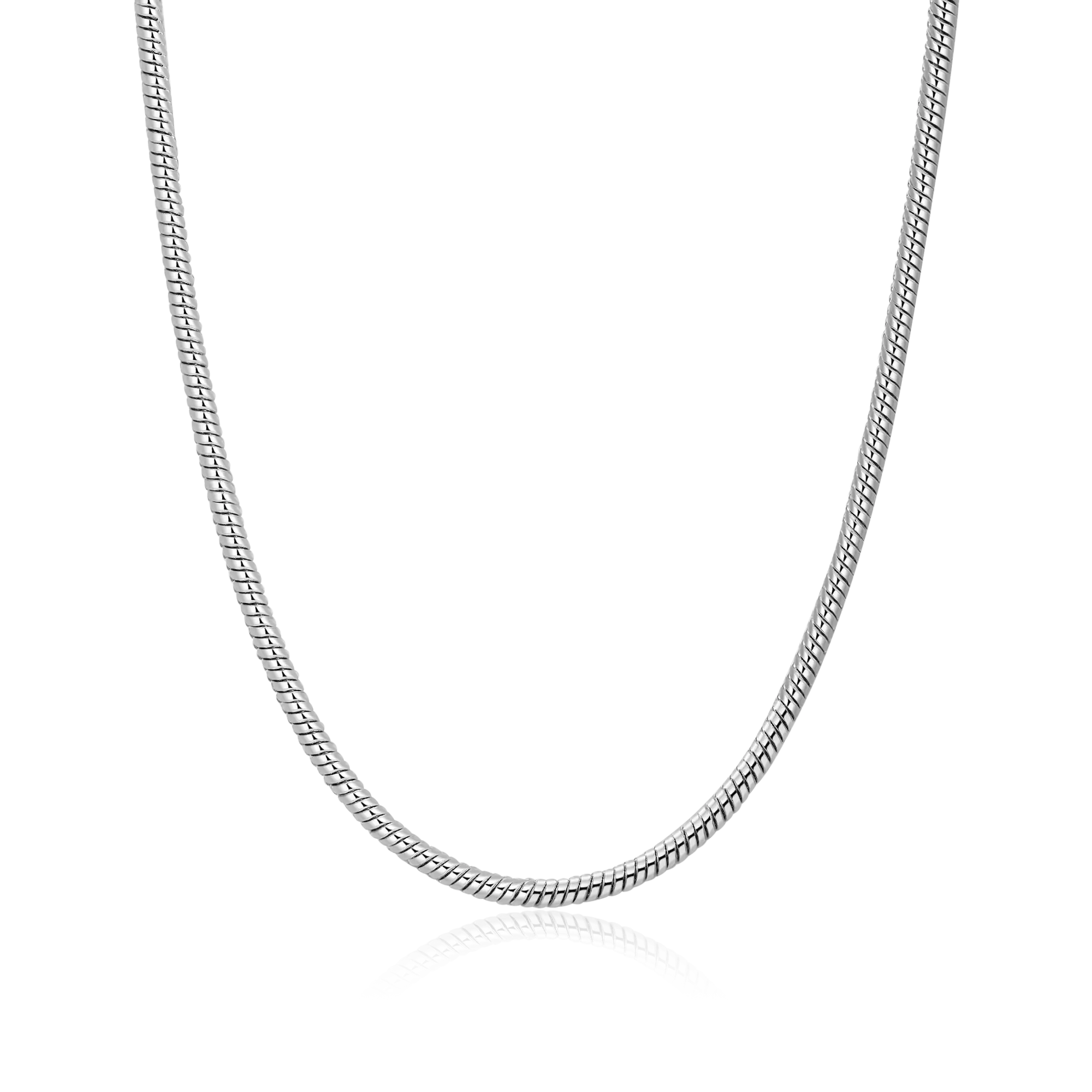 Snake Chain - White Gold