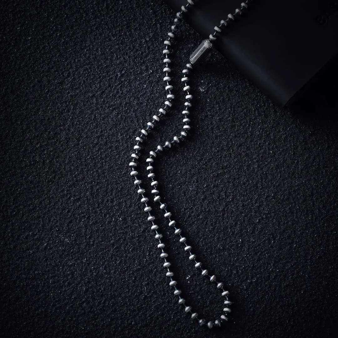 Snake Scale Ball Chain Necklace - 4mm