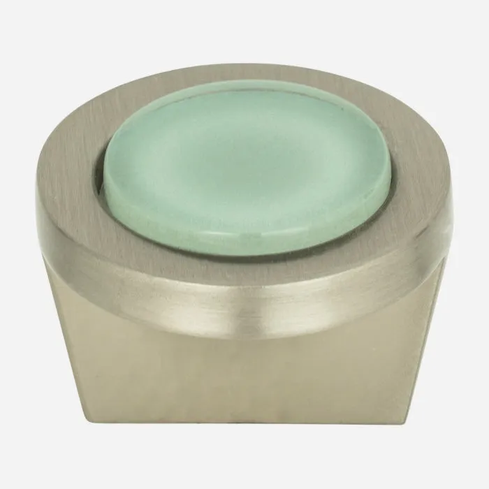 Spa Glass Round Cabinet Knob