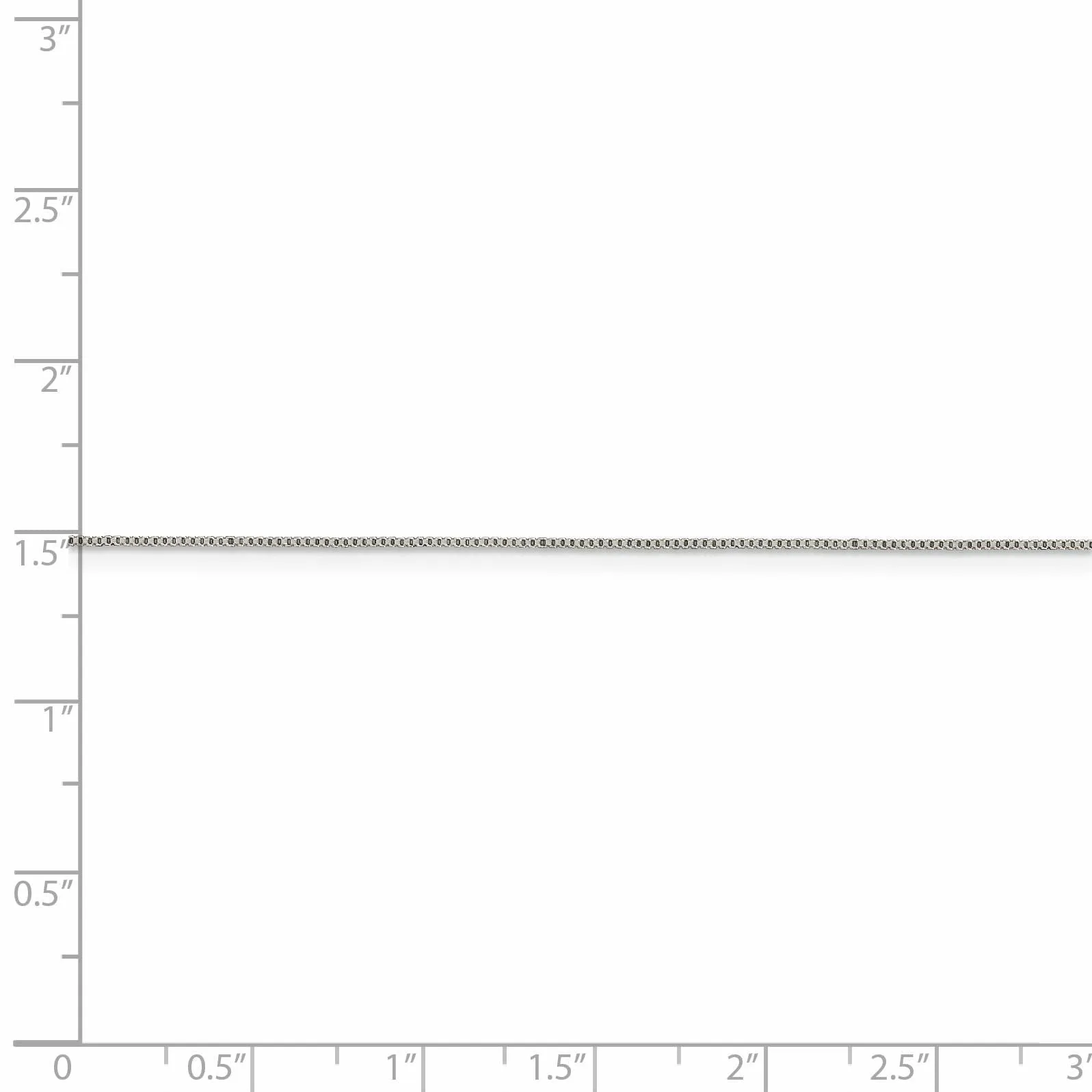 Sterling Silver Box Chain 0.6-MM Wide