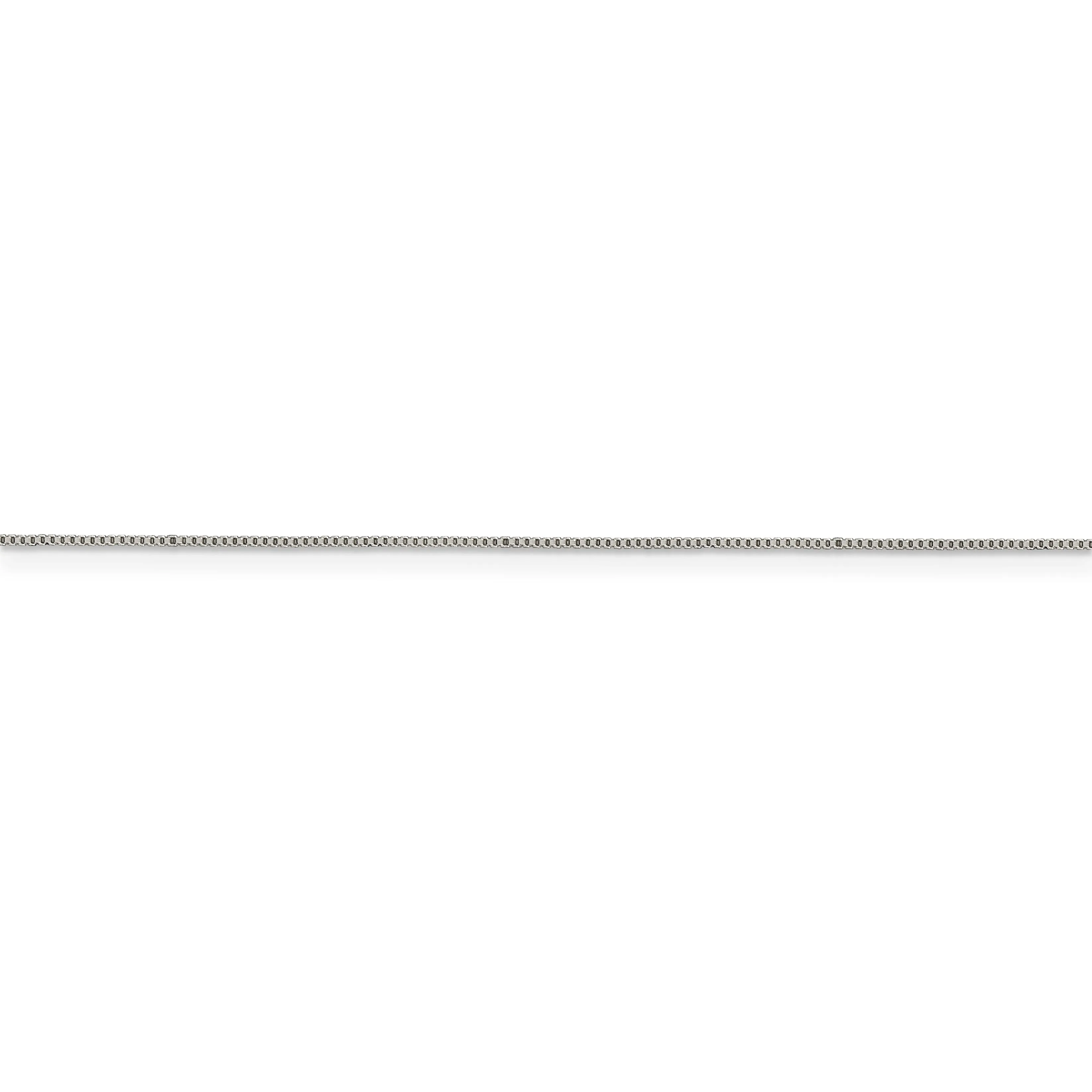 Sterling Silver Box Chain 0.6-MM Wide