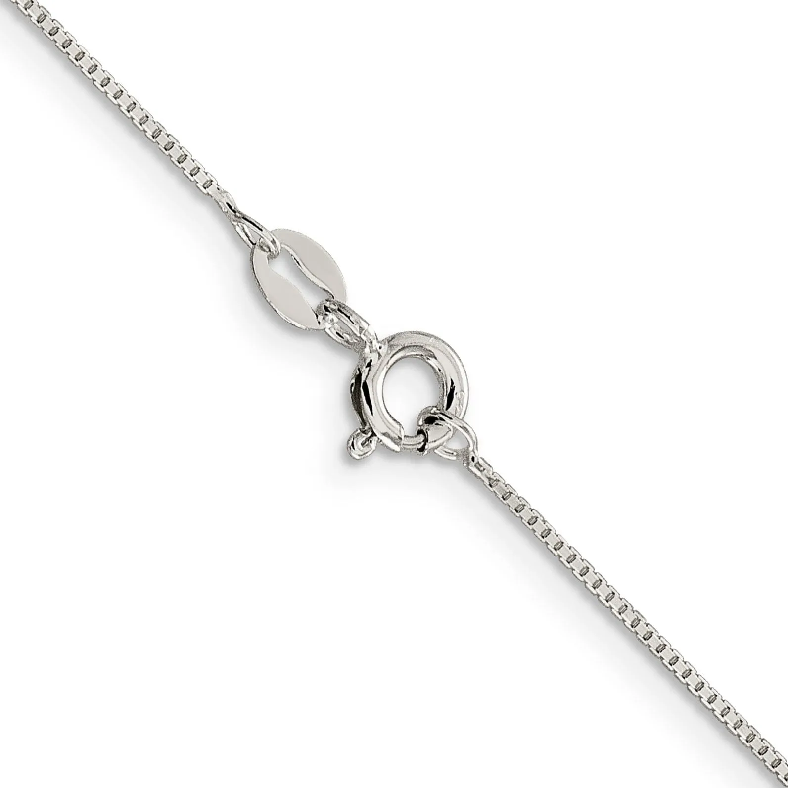 Sterling Silver D.C 0.80-mm Octagon Box Chain