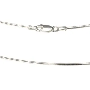 Sterling Silver Snake Chain .925, Magic Snake Chain Sterling Silver 1.2mm