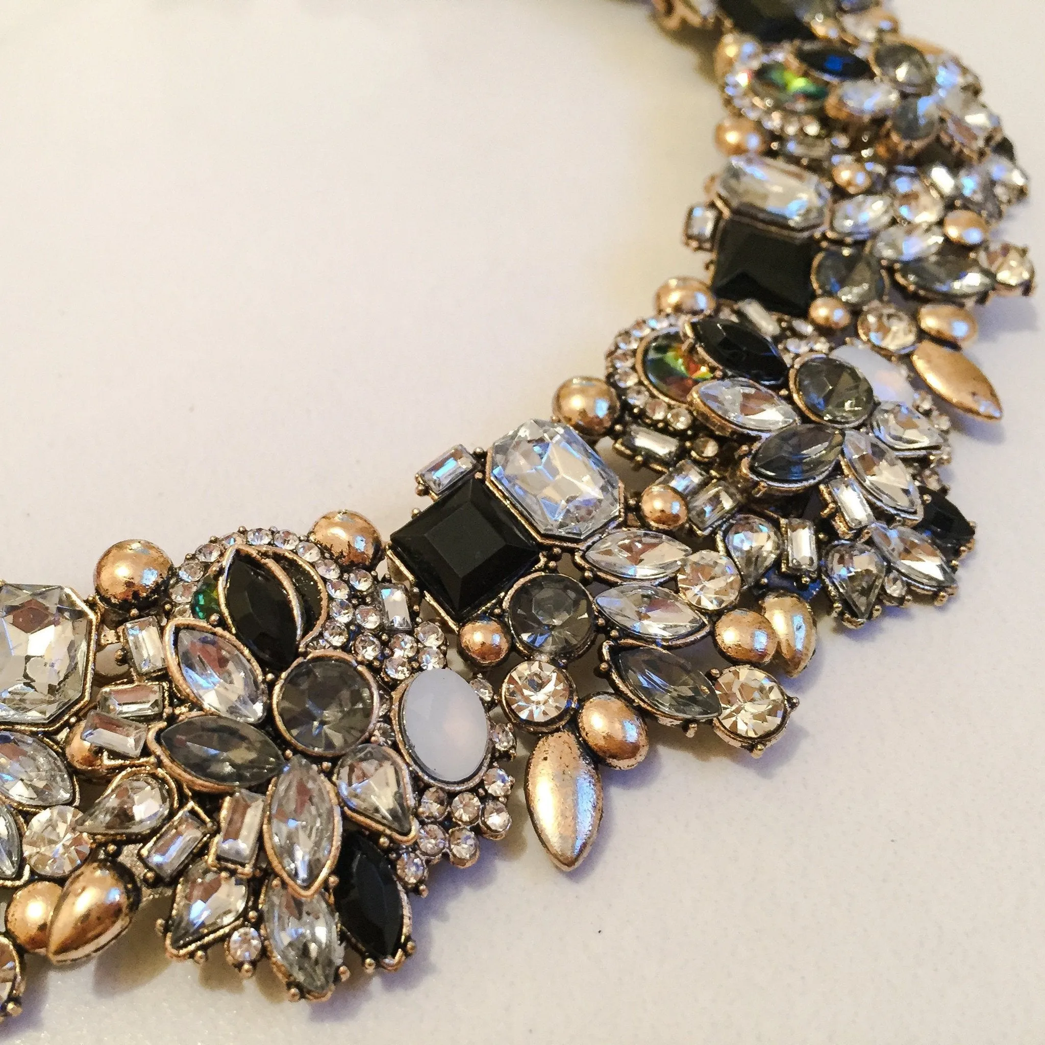 STORM Black & Gold Statement Necklace