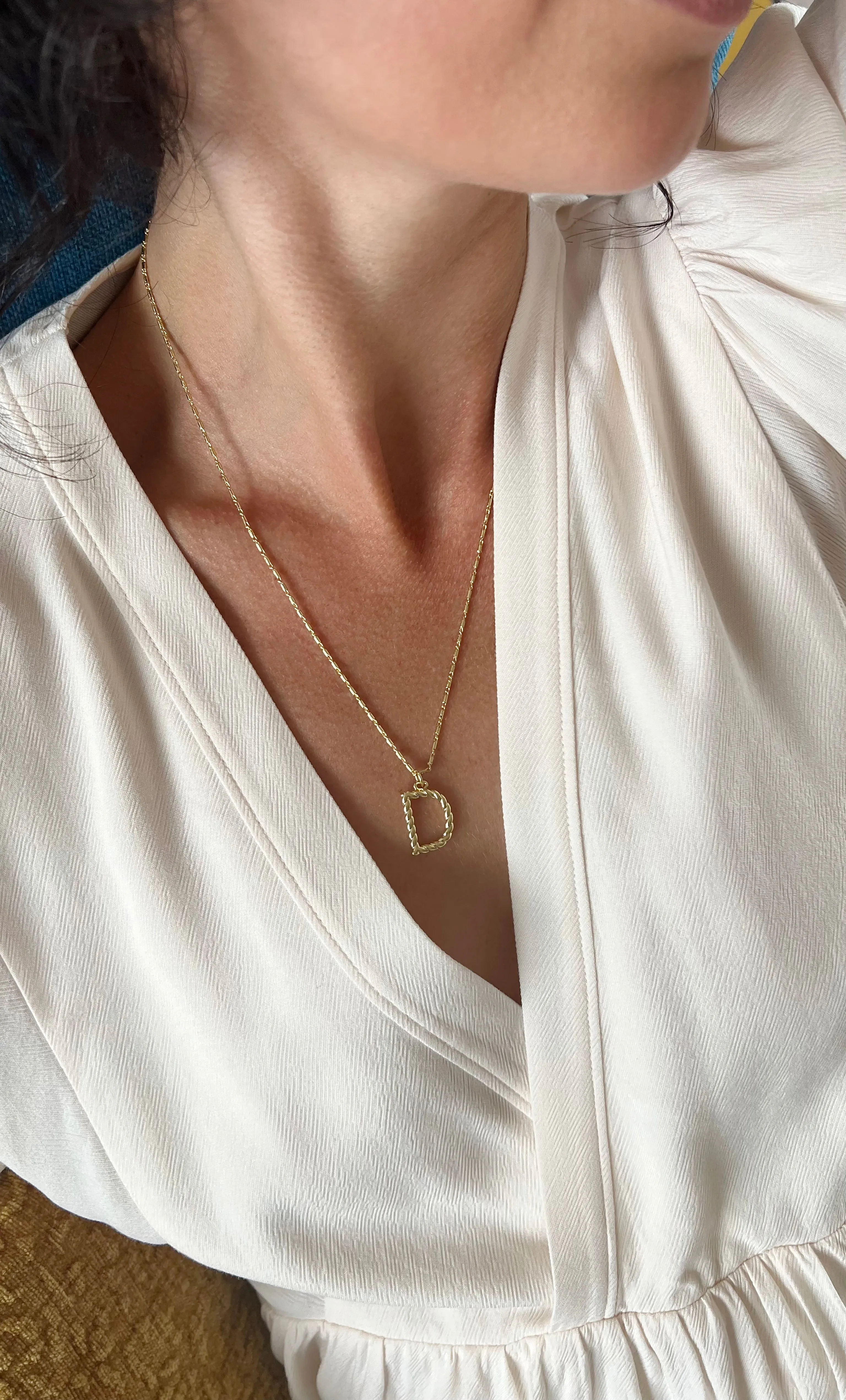 The Tunik Alphabet Rope Charm Necklace