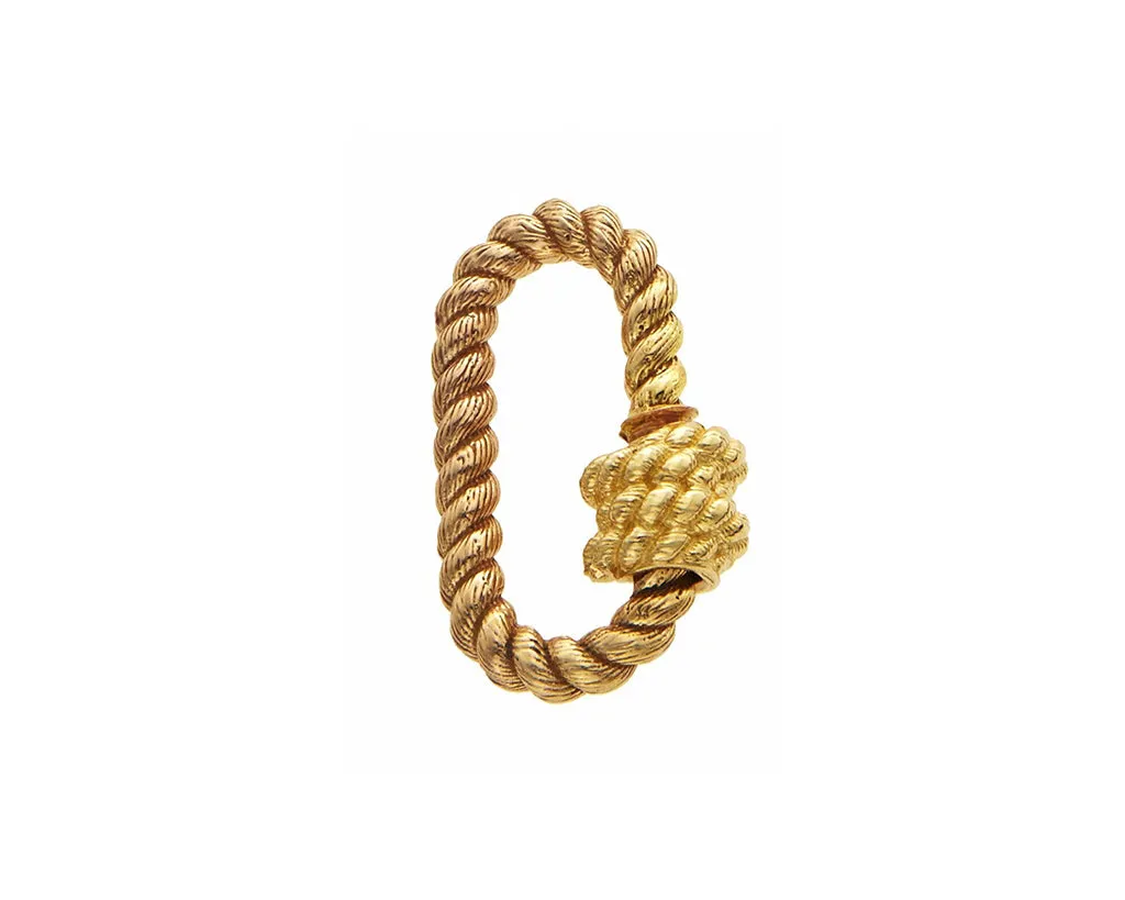 Twisted Lock in Gold