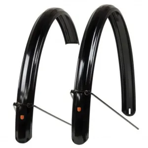 Velo Orange Zeppelin Black Alloy Mudguard set 700C x 52mm wide