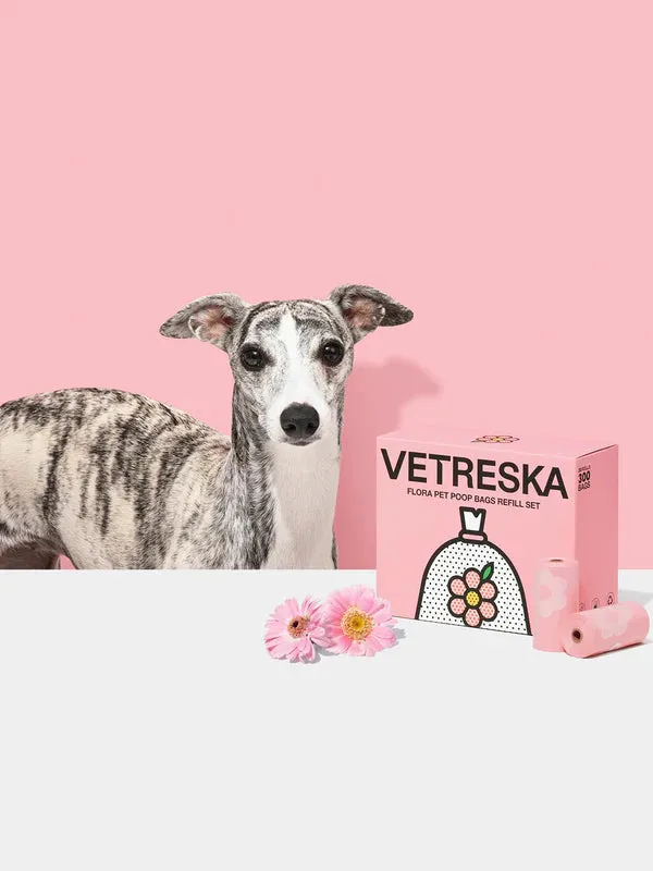 Vetreska - Flora Scented Poop Bags (20 Rolls)