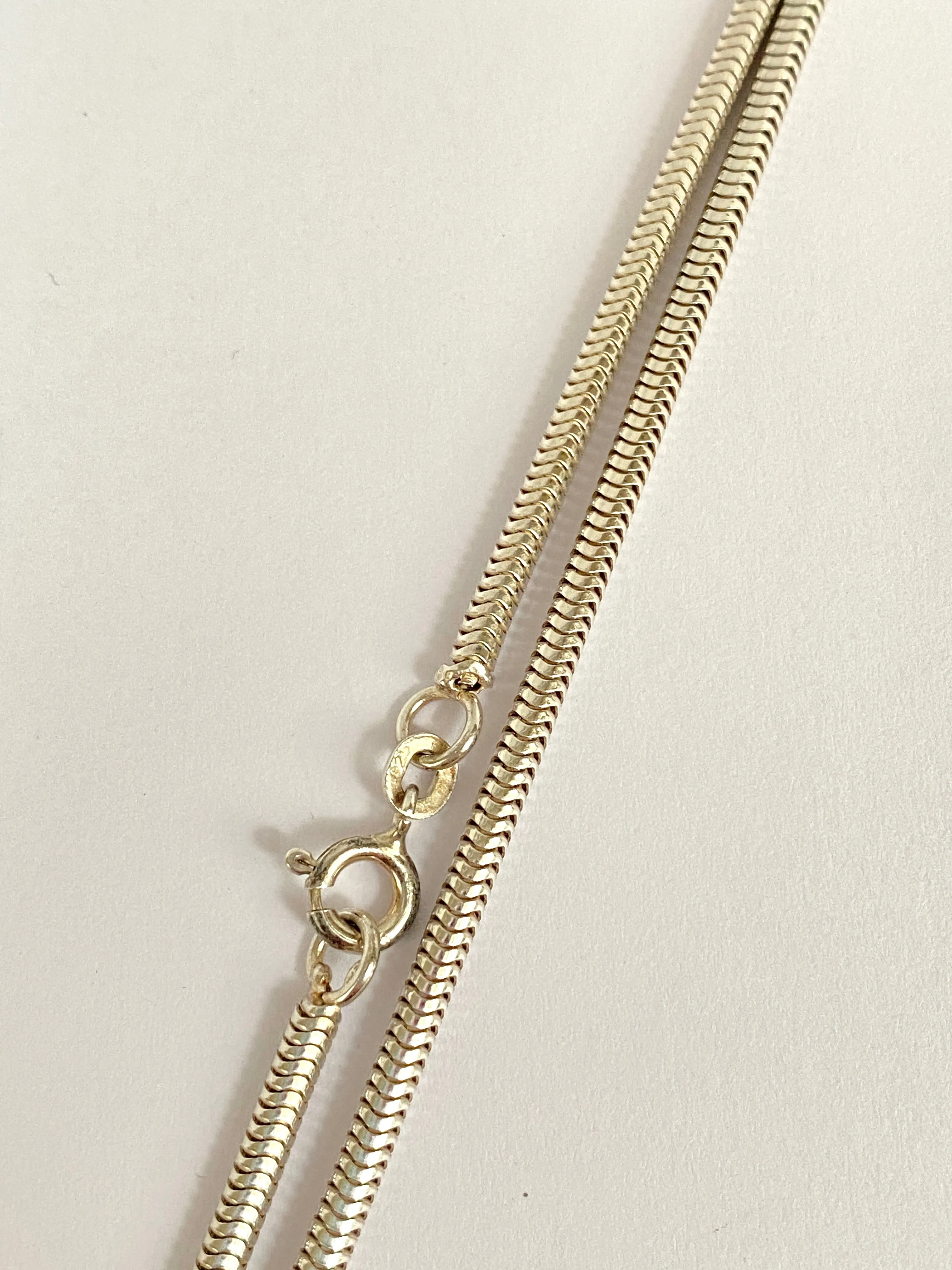 Vintage, Sterling Silver Snake Chain (20 inches) 14.76g